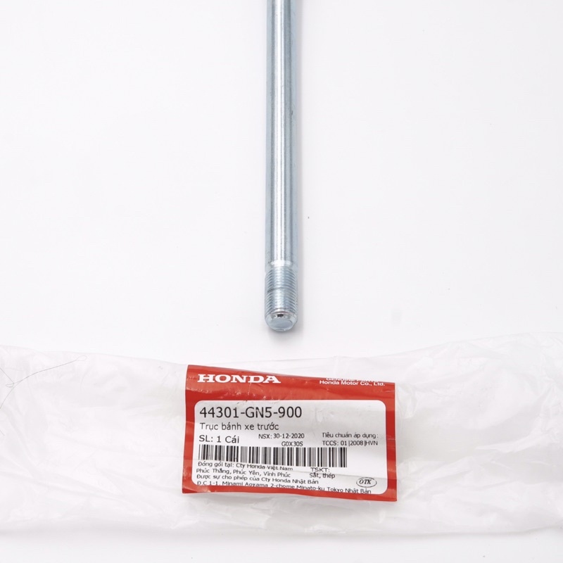 Trục bánh xe trước xe dream Honda Việt Na 44301GN5900