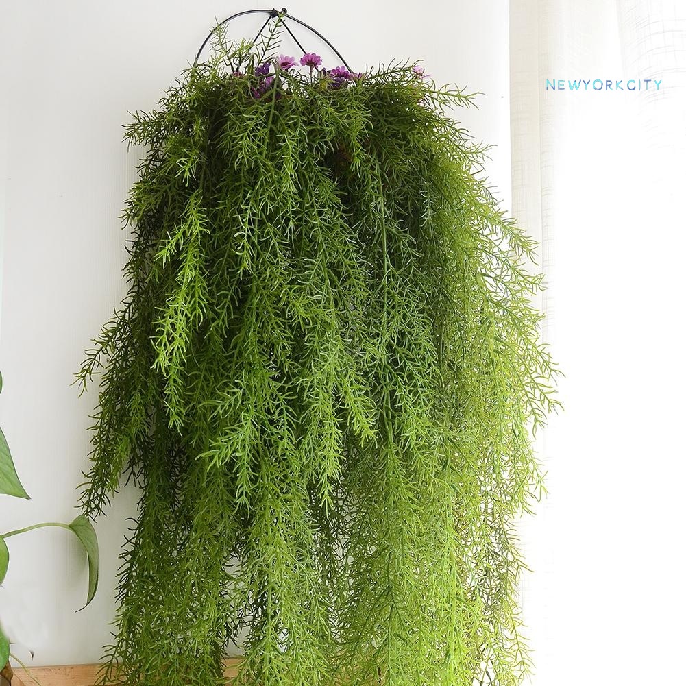 1 Dây Leo Nhân Tạo Màu Xanh Lá Cây Treo Tường Trang Trí Nhà Cửa Sân Vườn