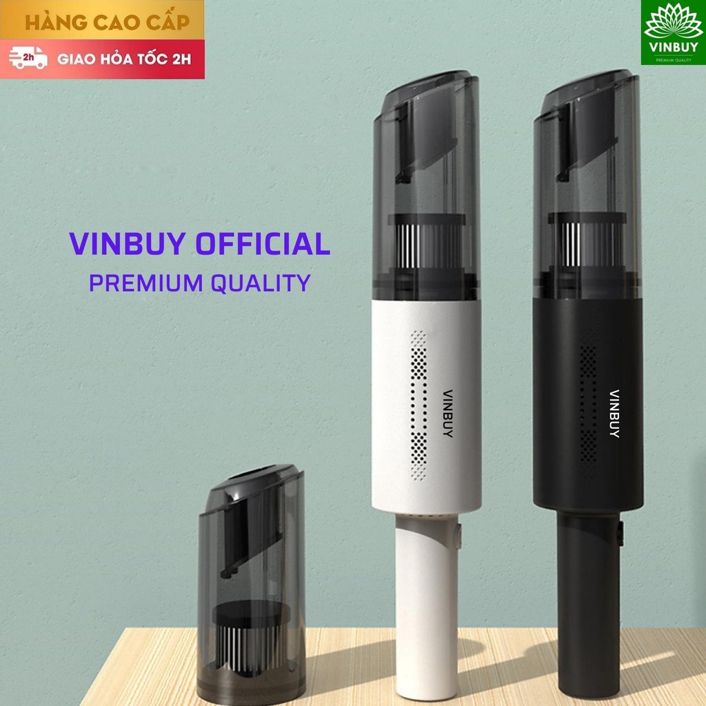 Máy Hút Bụi Cầm Tay Không Dây, Hút Bụi Xe Ô Tô, Hút Bụi Gia Đình, Lực Hút Cực Mạnh 9000PA, Pin 4000mah - VinBuy