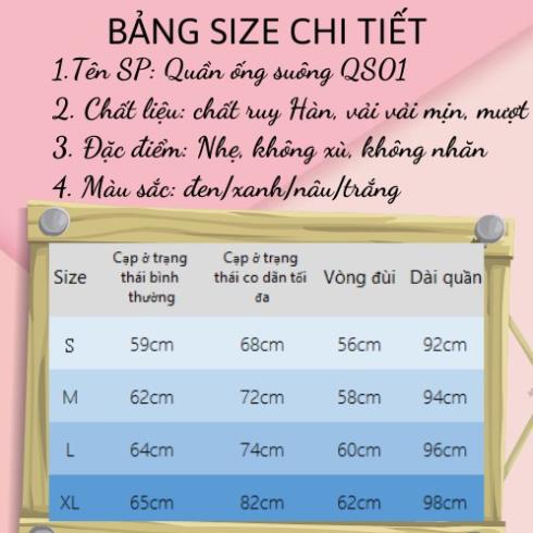 [Hàng Cao Cấp] Quần ống rộng suông nữ lưng cao, quần ống xuông nhiều màu chất Ruby Hàn dễ phối đồ | BigBuy360 - bigbuy360.vn