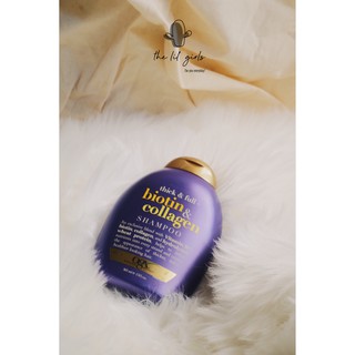 Dầu gội - xả OGX Thick and Full Biotin and Collagen Shampoo 385ml