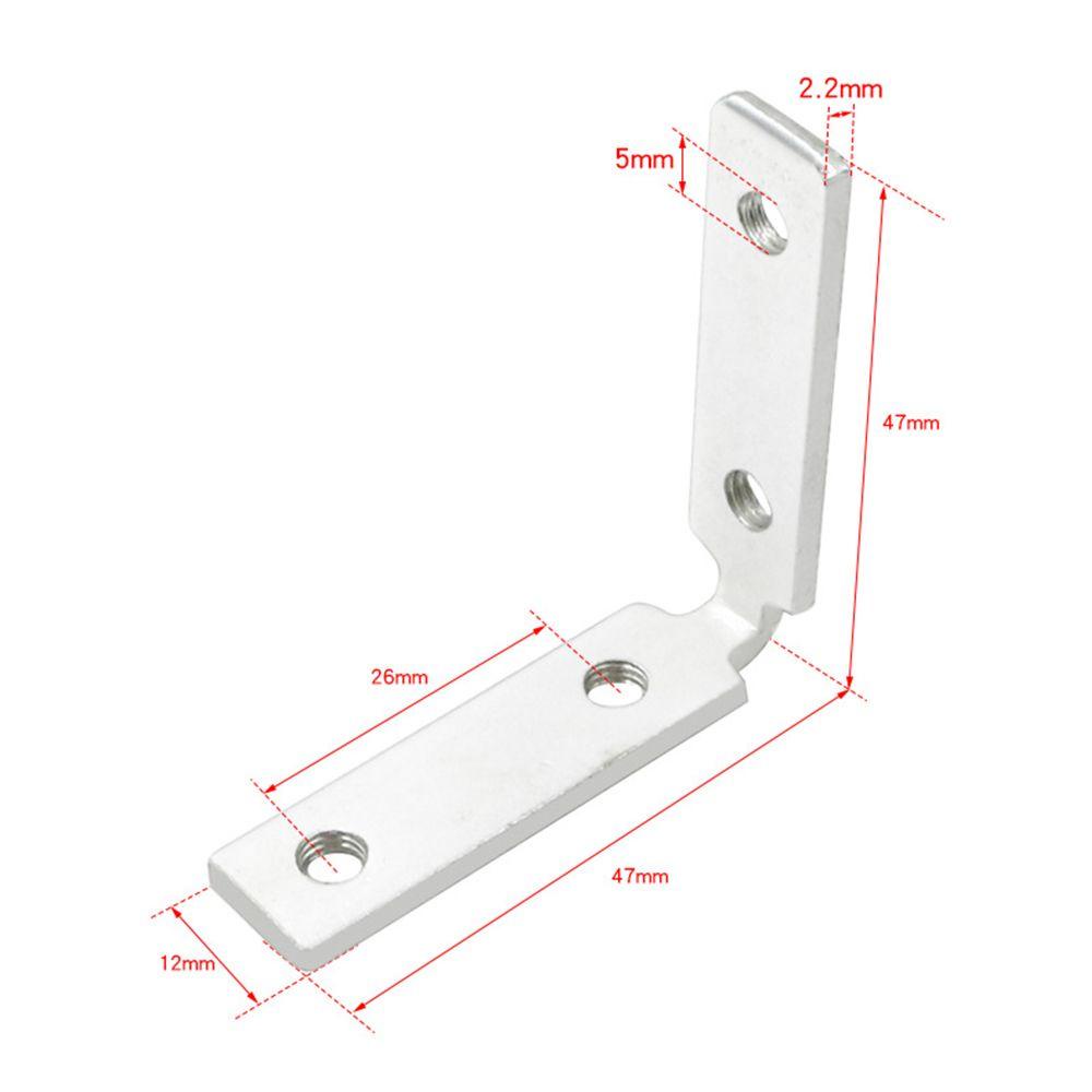 Bộ 10 Khóa Góc Cạnh Bằng Thép Không Gỉ Tiện Dụng