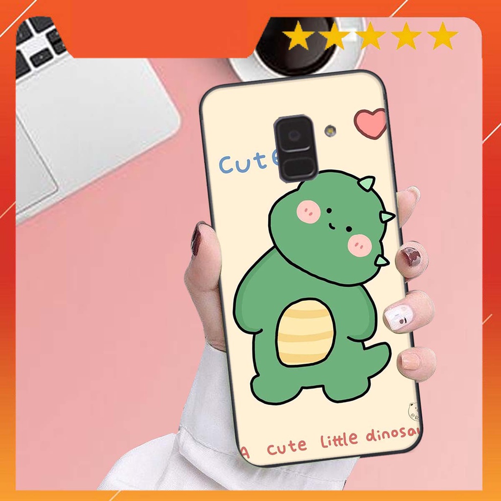 Ốp lưng Samsung A6 2018 / A8 2018 in hình khủng long , gấu nâu xinh xắn, siêu cute  mà còn vô cùng RẺ -ĐẸP