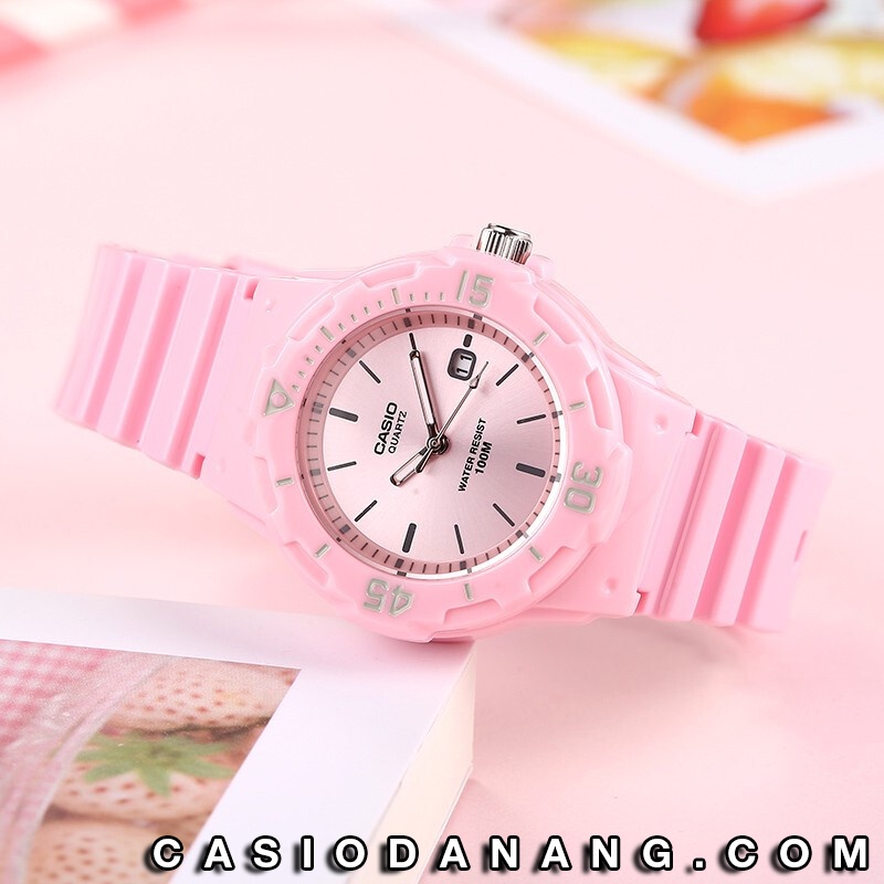 Đồng hồ nữ dây nhựa Casio chính hãng Anh Khuê LRW-200H-4E4VDF (34mm)