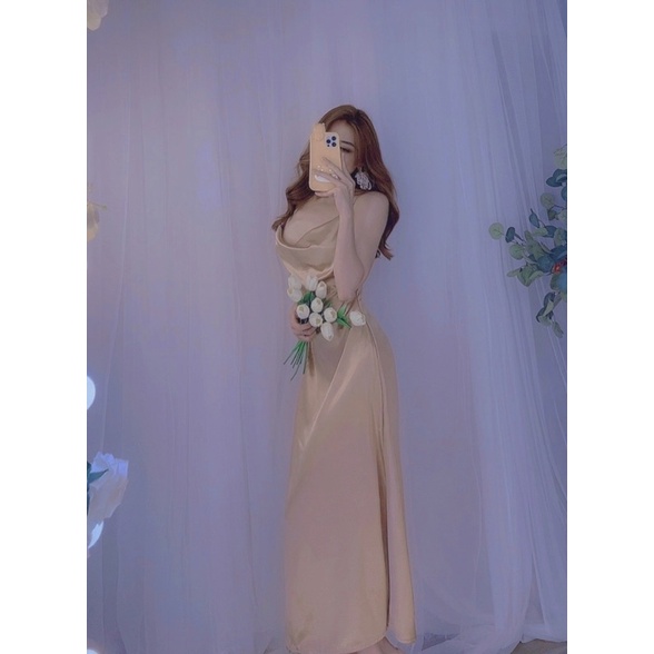 Đầm lụa 2d sexy hình chính chủ tự chụp sẳn sll tận gốc k trung gian