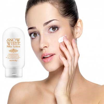 Sữa Dưỡng Thể Dưỡng Da Trắng Sáng, Cấp Ẩm Secret Key Snow White Milky Lotion 120gr