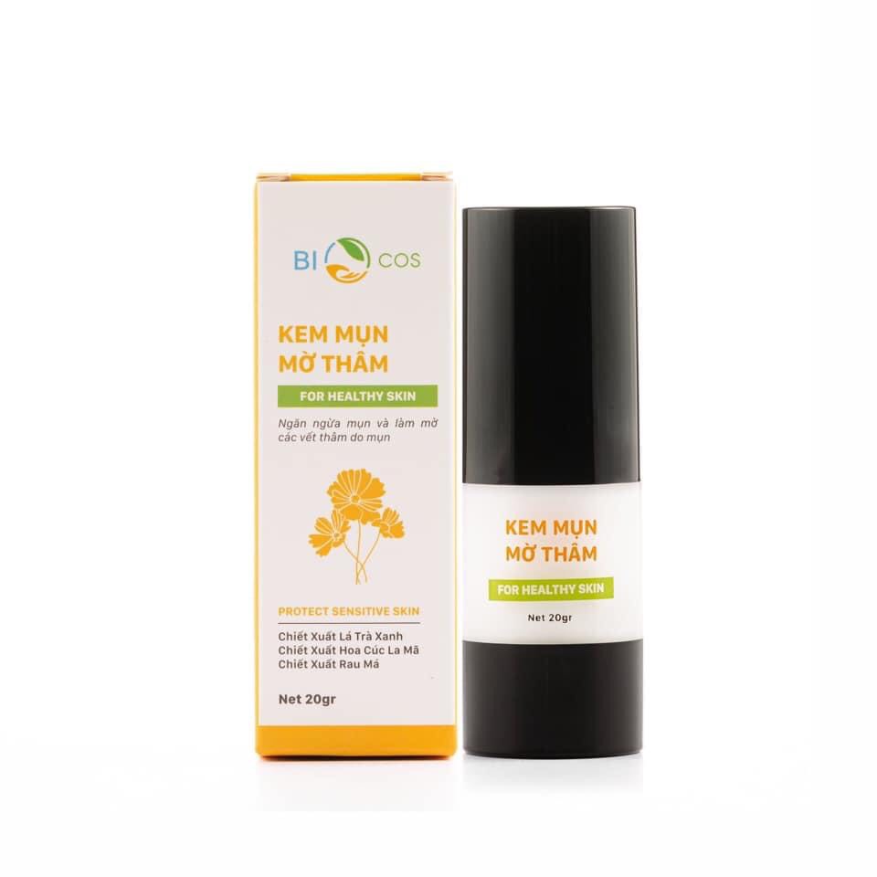 [Biocos] Kem mụn BioCos trắng da, ngăn ngừa mụn làm mờ thâm nám 20gr