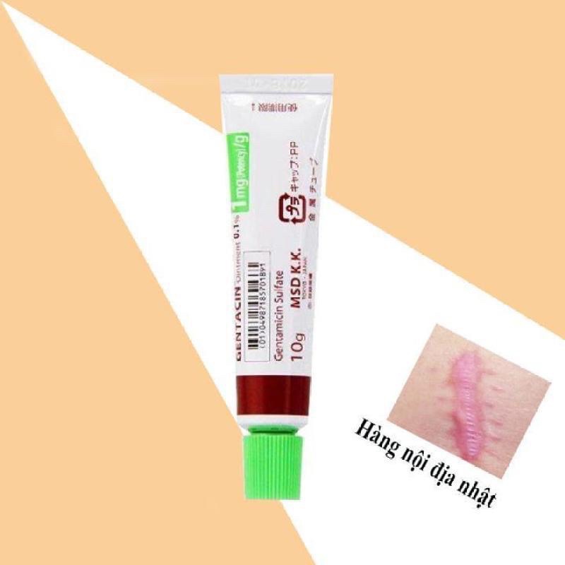 Gel giảm thâm sẹo Gentacin Nhật Bản 10gr giảm mụn bọc mụn mủ mụn thâm - Tái tạo da liền sẹo mờ sẹo 06