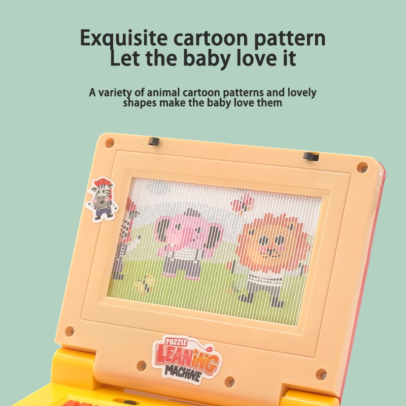 Máy tính xách tay đồ chơi ZHAN QI TOYS hỗ trợ học tập nhiều chủ đề dành cho trẻ em