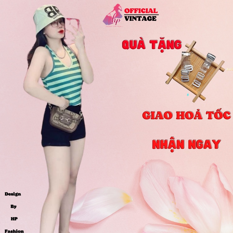 Áo ba lỗ sát nách, áo nữ phom thường ôm body thun gân sọc kiểu hàn quốc A202