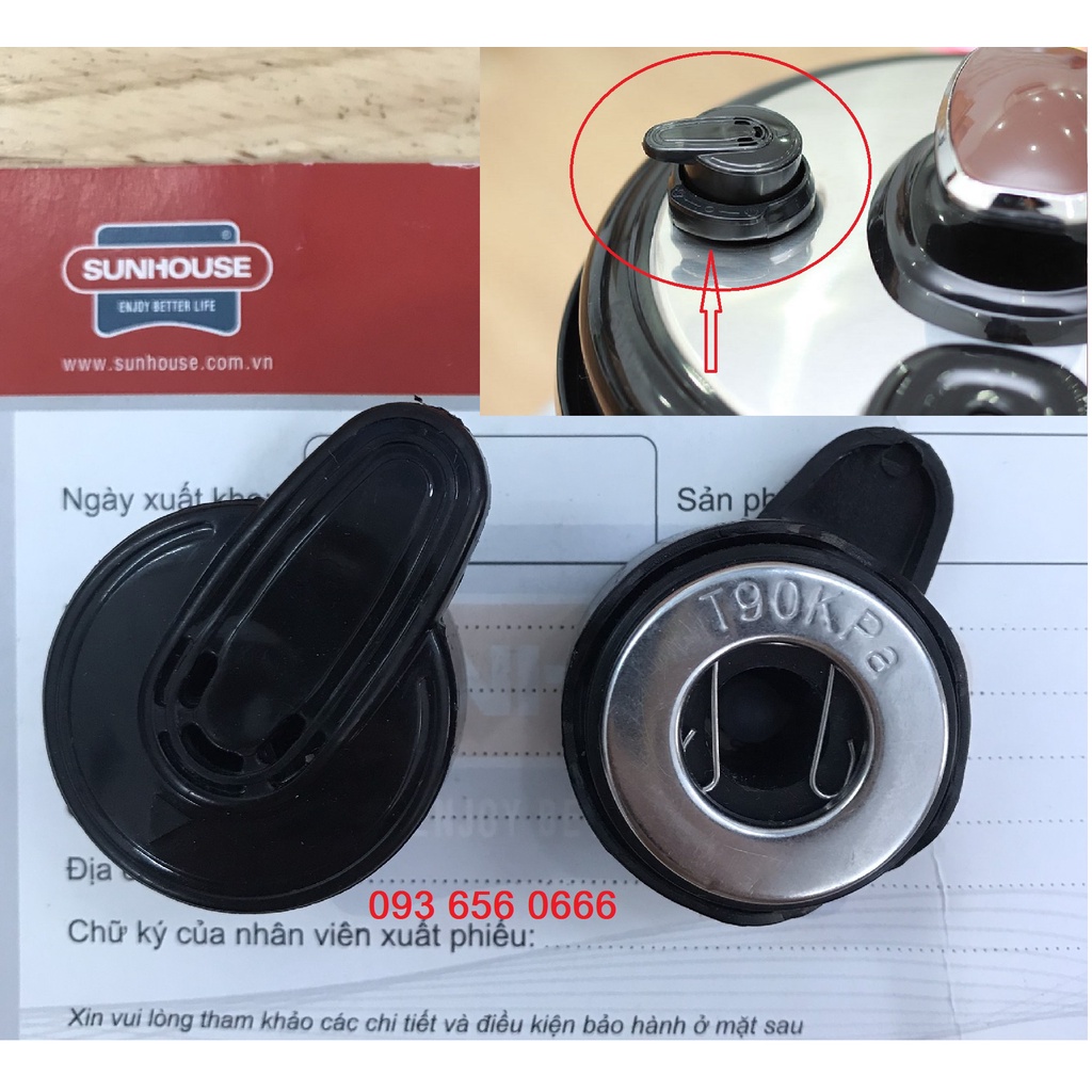 Linh phụ kiện gioăng van nồi áp suất đa năng Sunhouse - roăng phao phụ núm nút xả điện 1550,1562 1552