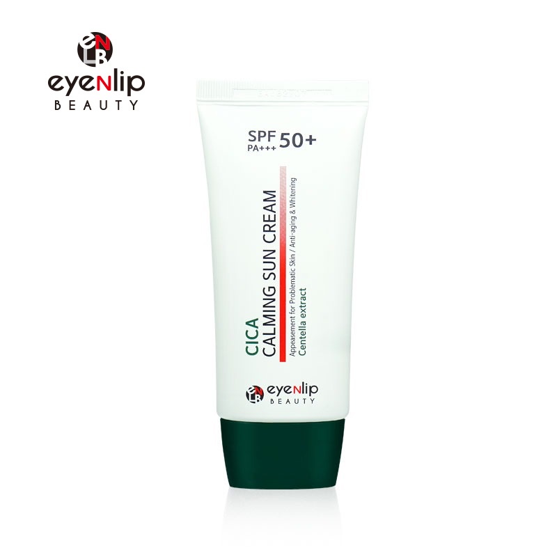 [Hàng mới về] Kem chống nắng EYENLIP BEAUTY chiết xuất rau má SPF50+ PA+++ chăm sóc da 50ml