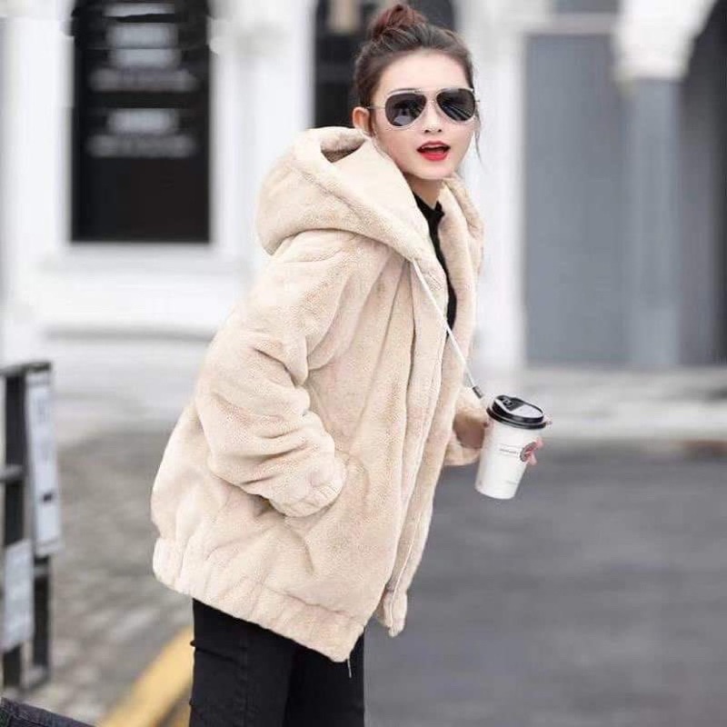 Áo lông cừu chất mịn dày ấm