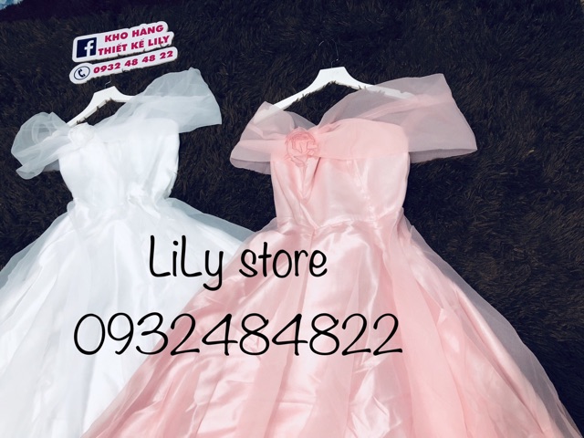 ẢNH VÀ VIDEO THẬT 10000%  Đầm bẹt vai đính hoa