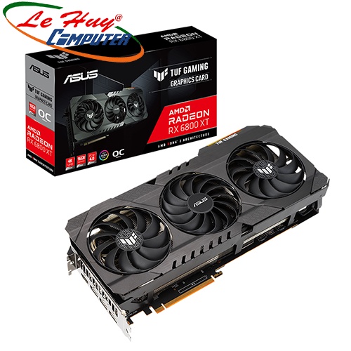 Card màn hình - VGA Asus TUF GAMING Radeon RX 6800 XT O16G (TUF-RX6800XT-O16G-GAMING)