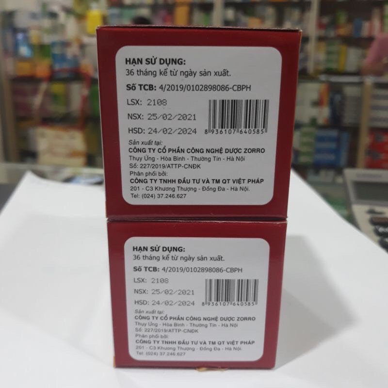 Trà Gừng Quế hoà tan hộp 10 gói