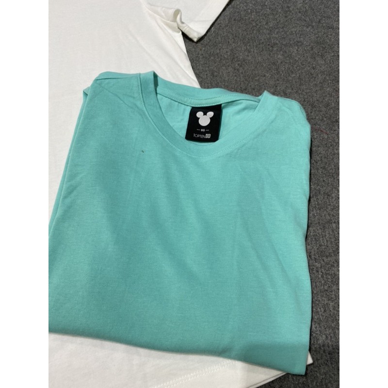 Áo phông cotton topten unisex xuất hàn xịn có bigsize