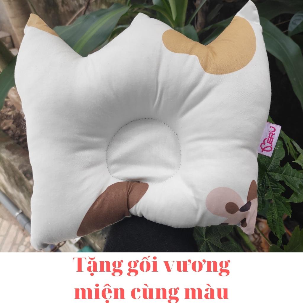 Nôi vải cho bé TẶNG GỐI Nôi ngủ chung giường MERU đệm ngủ sơ sinh cao cấp