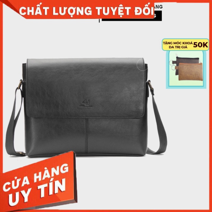 Túi Da Nam 4U Công Sở Sang Trọng DN269 (đen - nâu) - Hàng nhập khẩu