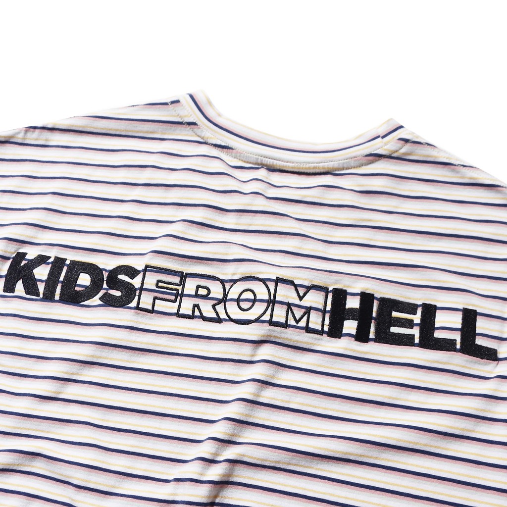 Áo thun KFH Stripe Shirt tay ngắn chất liệu cotton kiểu dáng unisex - PLAY DIRTY STREETWEAR
