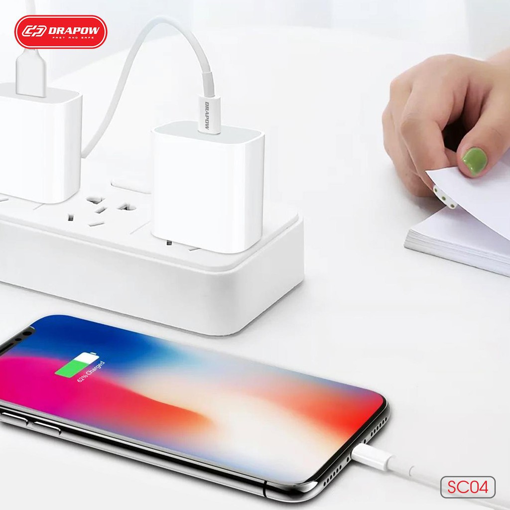 Bộ sạc nhanh PD 18W IPhone 12/ 12 Pro Max, 11/11 Pro max, X/ XS Max, / 8/ 8 Plus - Sản Phẩm Chính Hãng