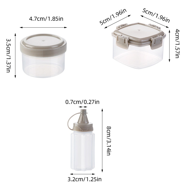Set 4 hũ đựng gia vị ARTBOX tiện lợi cho nhà bếp