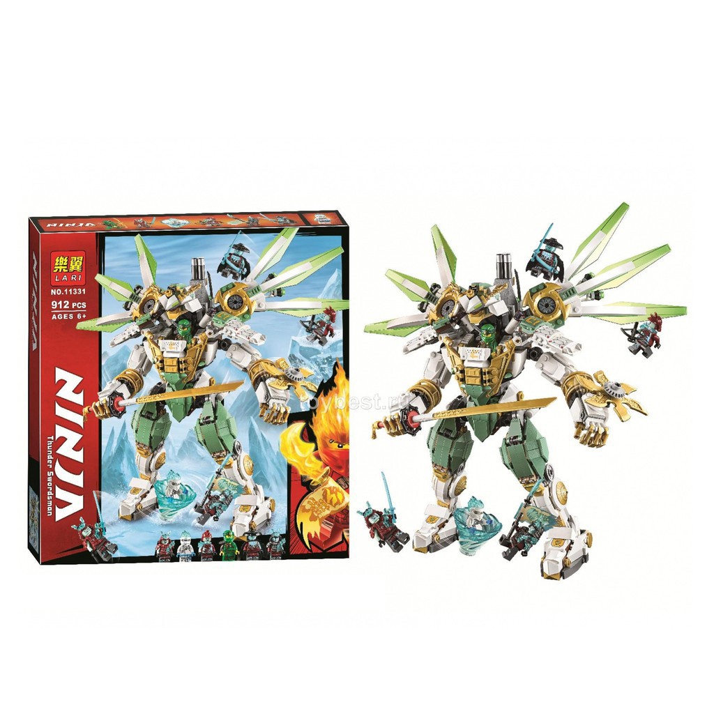 Đồ Chơi Lắp Ráp Ninjago Siêu Robot Titan Mech Của Lloyd 912 Chi Tiết - Đồ Chơi Xếp Hình LARI 11331