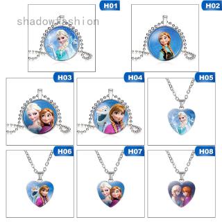 Vòng cổ Mặt Đá Quý Nhân Vật Hoạt Hình frozen 2 Lần
