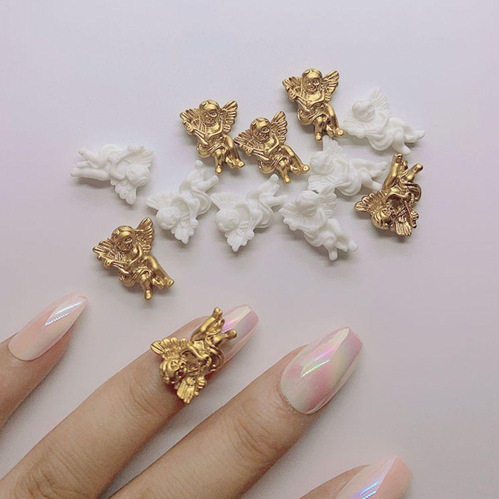 Set 10 Phụ Kiện Trang Trí Móng Nghệ Thuật Charms|Thiên Thần 3D Cổ Điển