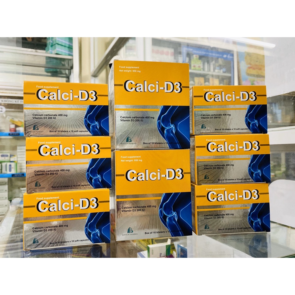 Calci-D3 viên uống bổ sung canxi và vitamin d3 - Hàng mới