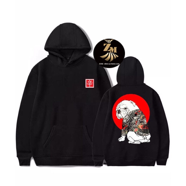 Áo hoodie unisex nam nữ HD00015 hoạ tiết nhật có bigsize vải nỉ bông ngoại cao cấp
