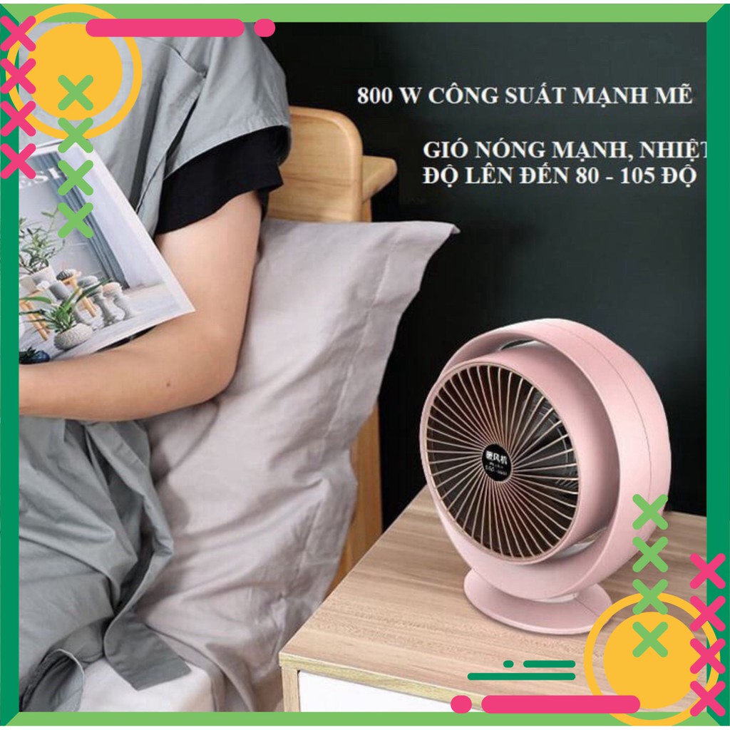 [FREE SHIP] Quạt Sưởi Mini Để Bàn  Mẫu Mới Làm Ấm Bằng Tia Hồng Ngoại  Dùng Cho Văn Phòng / Gia Đình