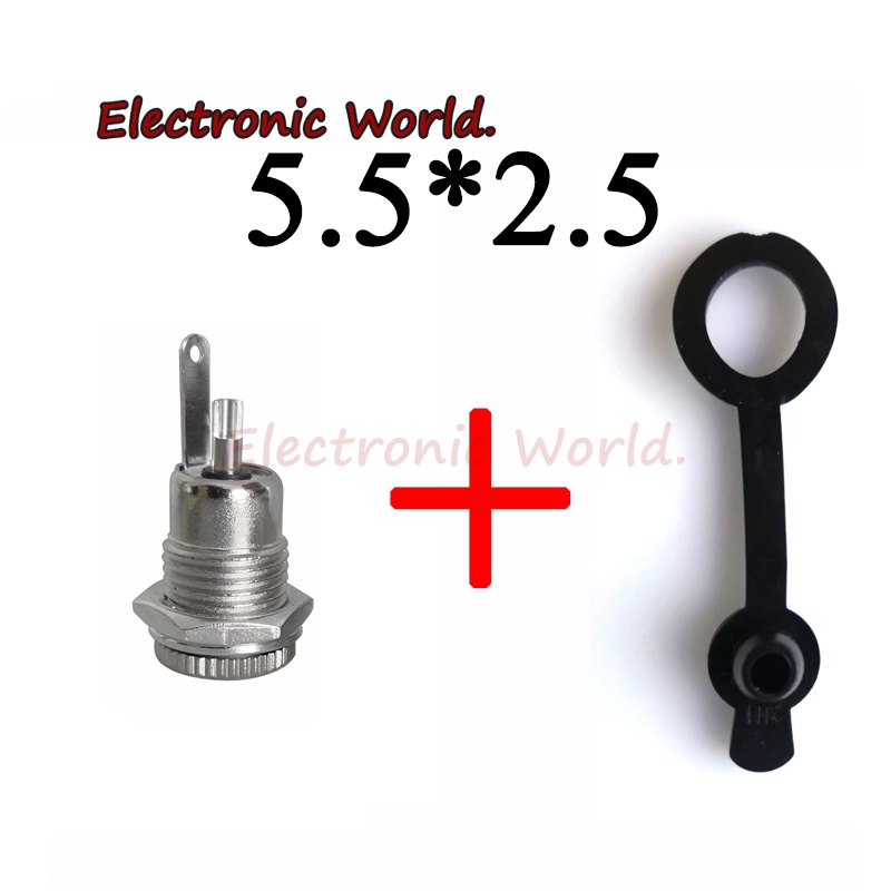 Đầu Cắm Kết Nối Bằng Kim Loại 5.5Mm x 2.1mm/5.5x2.5 DC