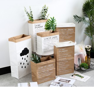 Túi giấy Kraft đựng hoa, gói quà