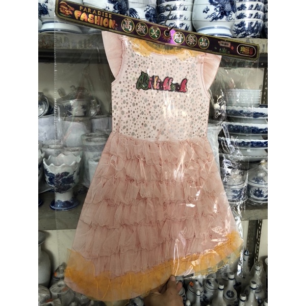 Quần Áo,Váy trẻ em vàng mã cho  Bé Gái Giấy Cao Cấp