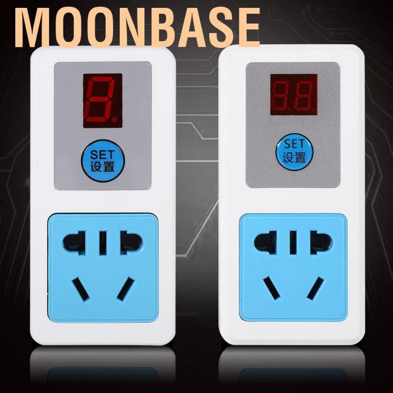 Moonbase 9/24 Hours Electrical 220V Energy-saving Timer Socket Home Appliances Digital Timing-Switch AU