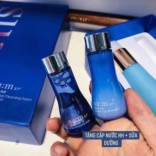set gel rửa mặt sum37