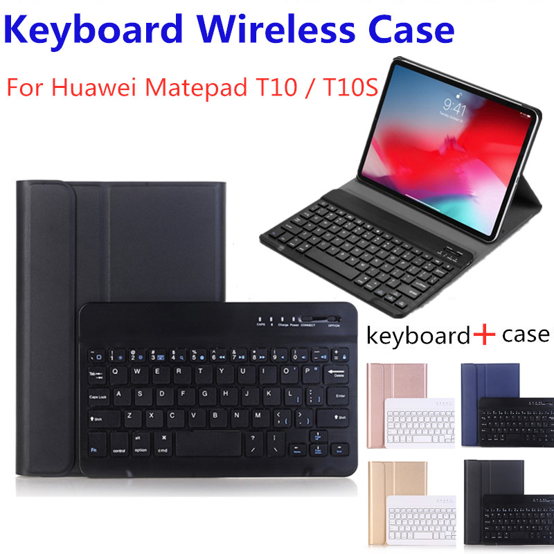 Bao Da Siêu Mỏng Kèm Bàn Phím Abs Cho Huawei Matepad T10 / Matepad T10S