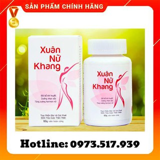 Xuân Nữ Khang - Hỗ Trợ Điều Trị Đau Bụng Kinh, Trễ Kinh, Dưỡng Nhan Sắc - Đông Dược Vũ Đức