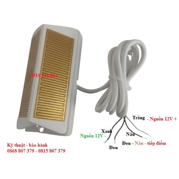 CẢM BIẾN MƯA 12V, 24V chuyên dùng giếng trời tự động, bạt xếp tự động và rất nhiều ứng dụng khác