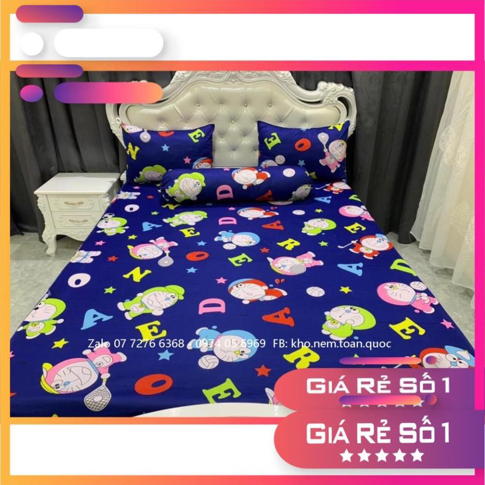 [GIÁ RẺ NHẤT] DRAP THUN HÀN QUỐC HELLO KITTY VÀ DOREMON