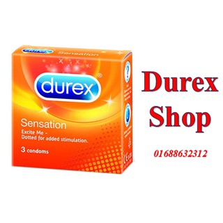 [Giá sỉ] Bao cao su có GAI NHỎ li ti Durex SENSATION