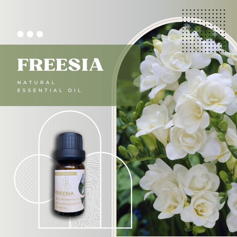Tinh Dầu Freesia Oil MESMERIC Nhiên Nguyên Chất Tạo Mùi Hương Chuyên Dụng Làm Nến Thơm DIY
