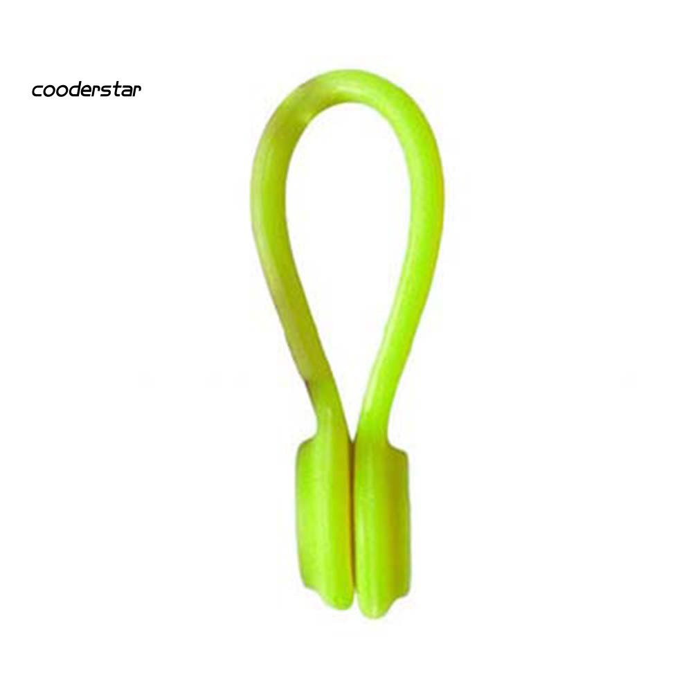 Dây silicon buộc cáp sạc / tai nghe có đầu nam châm chắc chắn