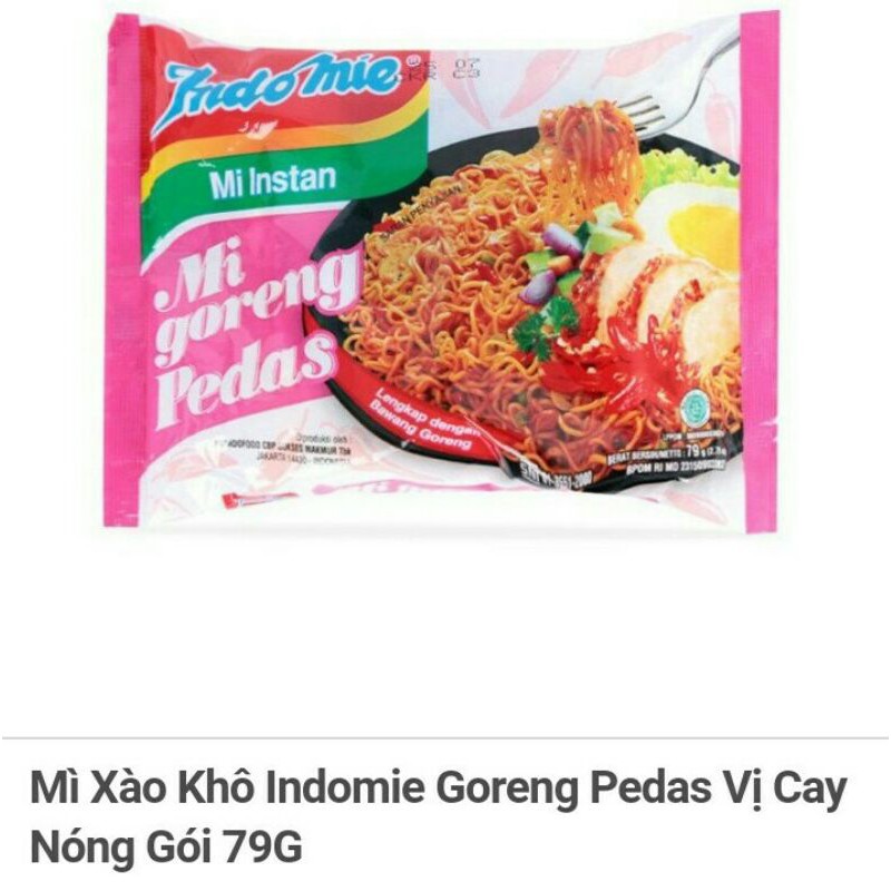 Mì Xào Khô Indomie Goreng Rasa gaPenyet Vị sườn 80g/ vị đặc biệt 85g/ vị cay nóng Gói 79G | BigBuy360 - bigbuy360.vn