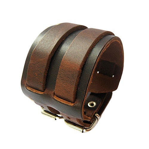 Vòng tay 2 sợi phong cách Vintage cho nam