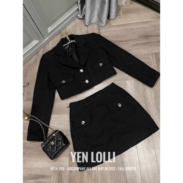 SET ÁO VEST DẠ LỬNG KÈM CHÂN VÁY | BigBuy360 - bigbuy360.vn