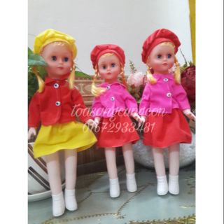 Búp bê nhựa mềm có nhạc