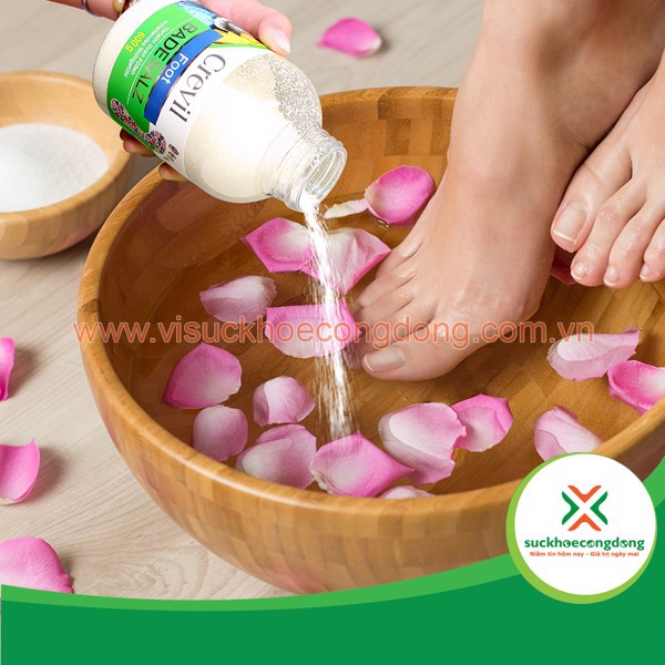 MUỐI NGÂM CHÂN CHO NGƯỜI ĐAU NHỨC XƯƠNG KHỚP, MẤT NGỦ CREVIL FOOT BADESALZ 600G CHÍNH HÃNG - 6029