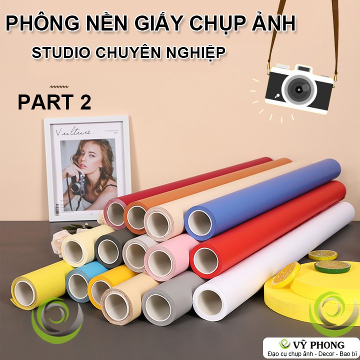 PART 2 PHÔNG NỀN CHỤP ẢNH GIẤY CHỤP HÌNH STUDIO CHUYÊN NGHIỆP 22 MÀU BACKGROUND CHỤP ẢNH CHUYÊN NGHIỆP